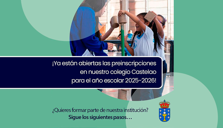 Preinscripciones en nuestro colegio Castelao para el año escolar 2025-2026