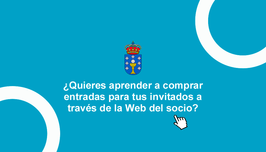 ¿Quieres aprender a comprar entradas para tus invitados a través de la Web del socio?